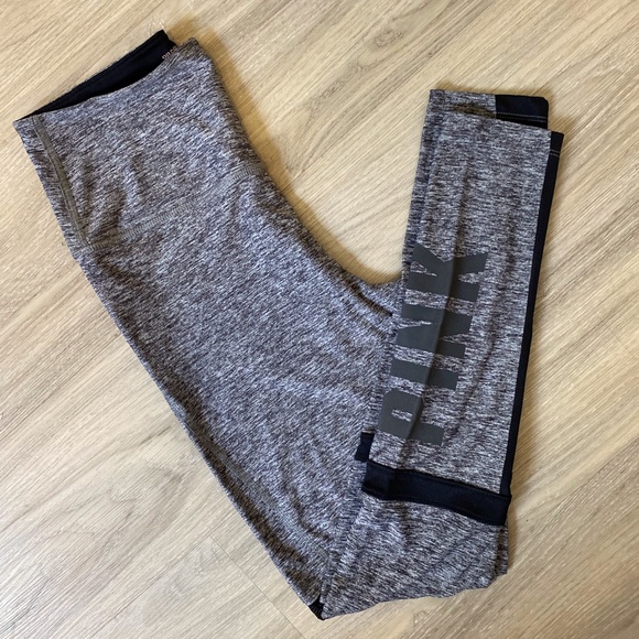 Gray Pink Yoga Leggings/Tights - Picture 2 of 11